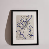 'Daisy Blue' Wall Art Print